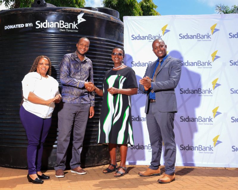 Sidian Bank launches clean water drive for schools in Meru