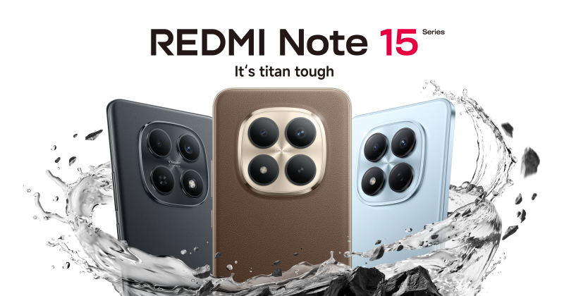 Xiaomi Unveils REDMI Note 15 Series: REDMI Titan Durability Meets Advanced Imaging