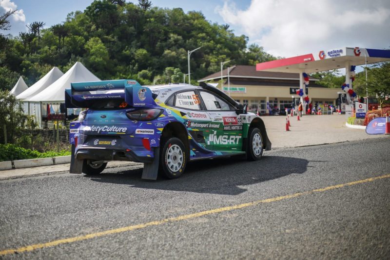 The rally stops at Galana Energies Malewa, Fans enjoy a front-row seat to safari rally action