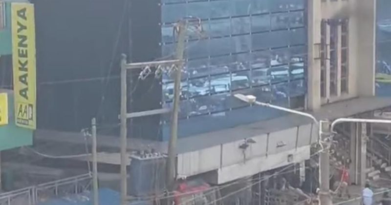 Fire breaks out at Yare Plaza in Eastleigh, Nairobi