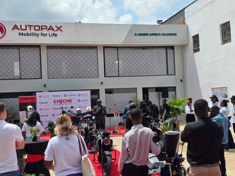 Autopax unveils locally assembled Cheche e-motorcycle with battery swap