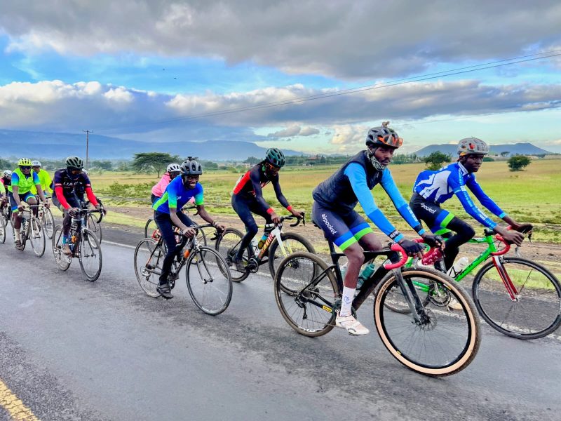 They cycled 315KM to deliver little bags of life promise