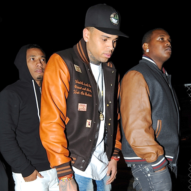 Chris Brown arrives at Supper Club in Hollywood