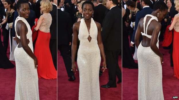 Lupita Nyong'o stolen Oscars dress