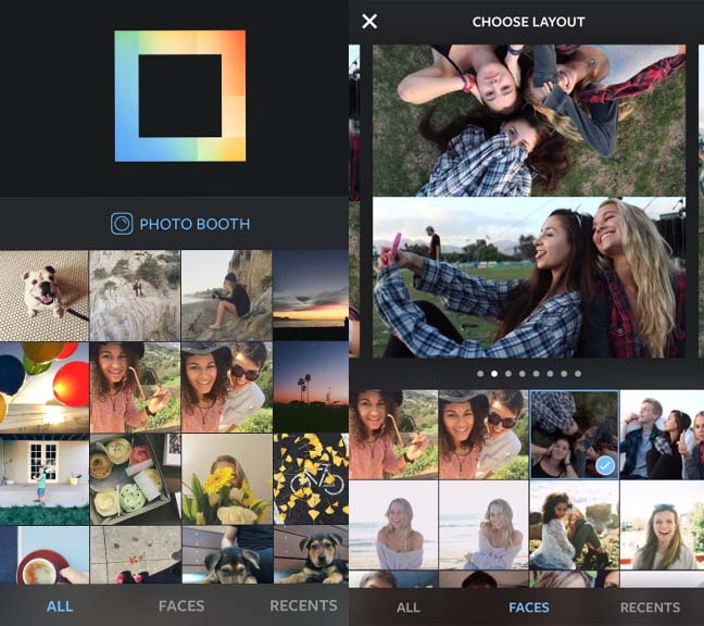 Instagram - Layout