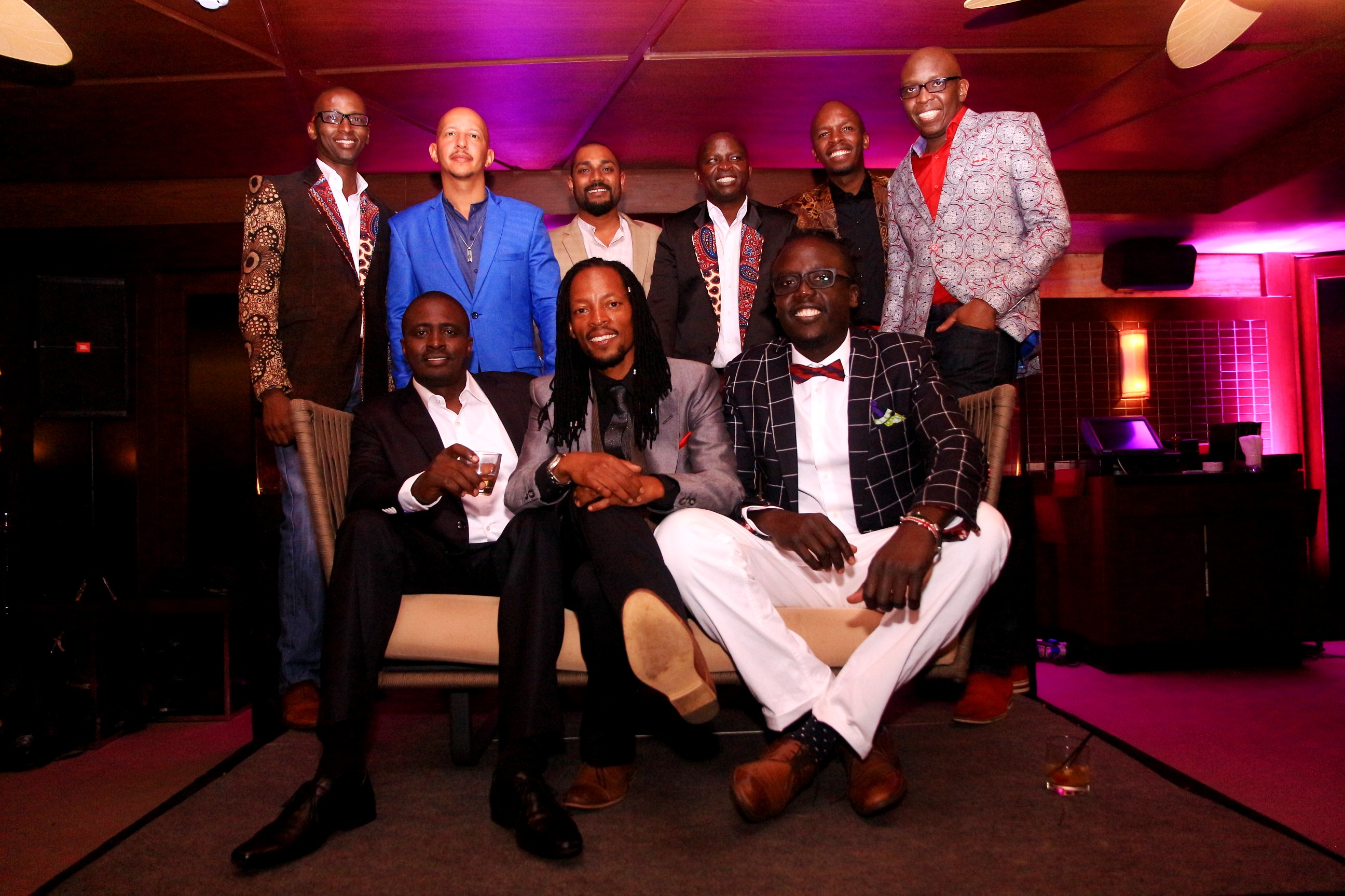 L-R: Martin Keino, Sasha Mutai, Mikul Shah, Wycliffe Saduma, Nelson Aseka, Kris Senanu, Eric Latiff, John Kaveke, Emmanuel Jambo