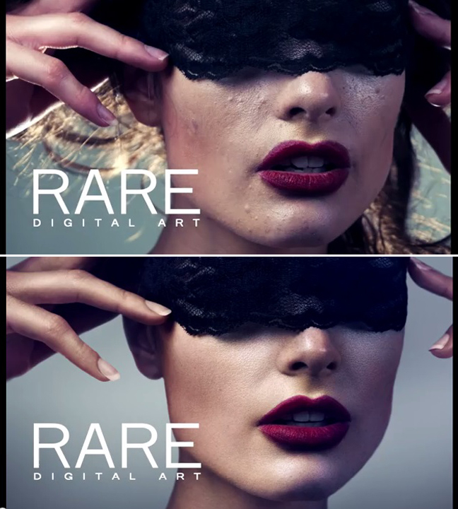 Photoshop before and after