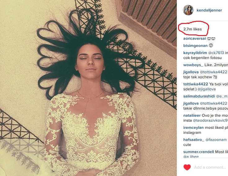 Kendall Jenner Instagram