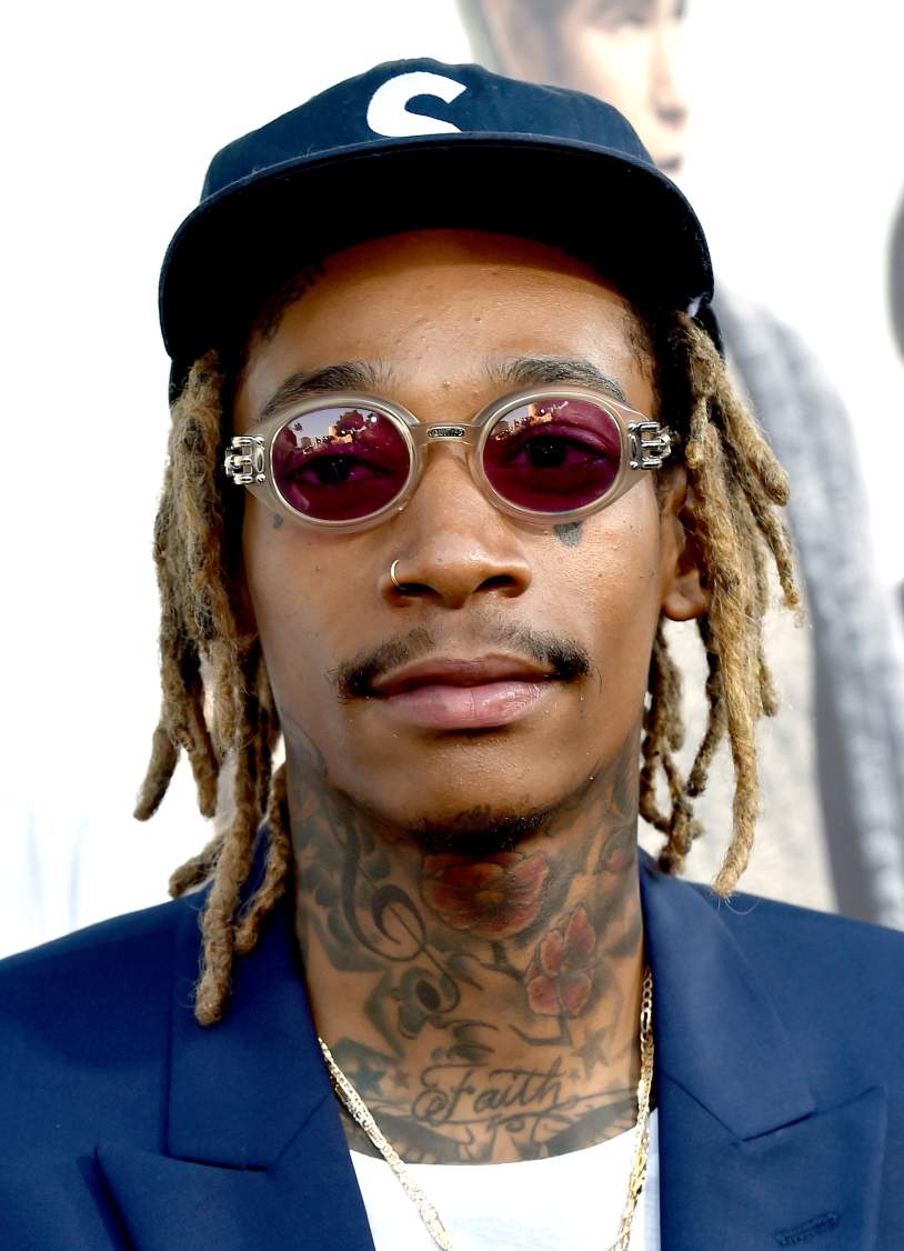 WESTWOOD, CA - JUNE 01: Wiz Khalifa attends the premiere of Warner Bros. Pictures' "Entourage" at Regency Village Theatre on June 1, 2015 in Westwood, California. (Photo by Kevin Winter/Getty Images)