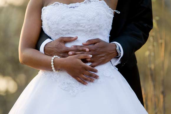 bride without makeup