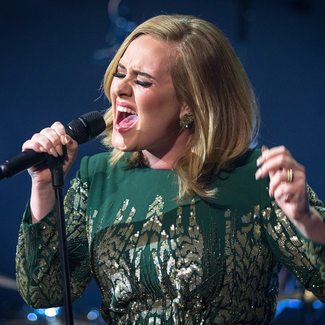 WARNING: Embargoed for publication until 00:00:01 on 16/11/2015 - Programme Name: Adele at the BBC - TX: n/a - Episode: n/a (No. n/a) - Picture Shows: **STRICTLY EMBARGOED FOR USE UNTIL 00:01HRS ON THE 16TH NOVEMBER 2015** Adele - (C) BBC - Photographer: Guy Levy