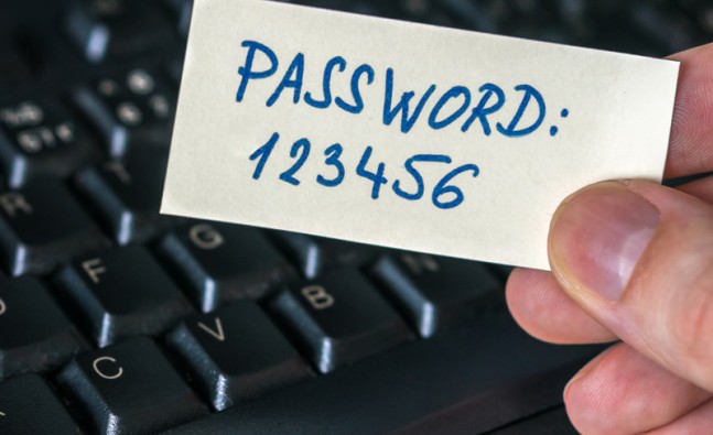 bad password