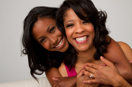 mother and daughter