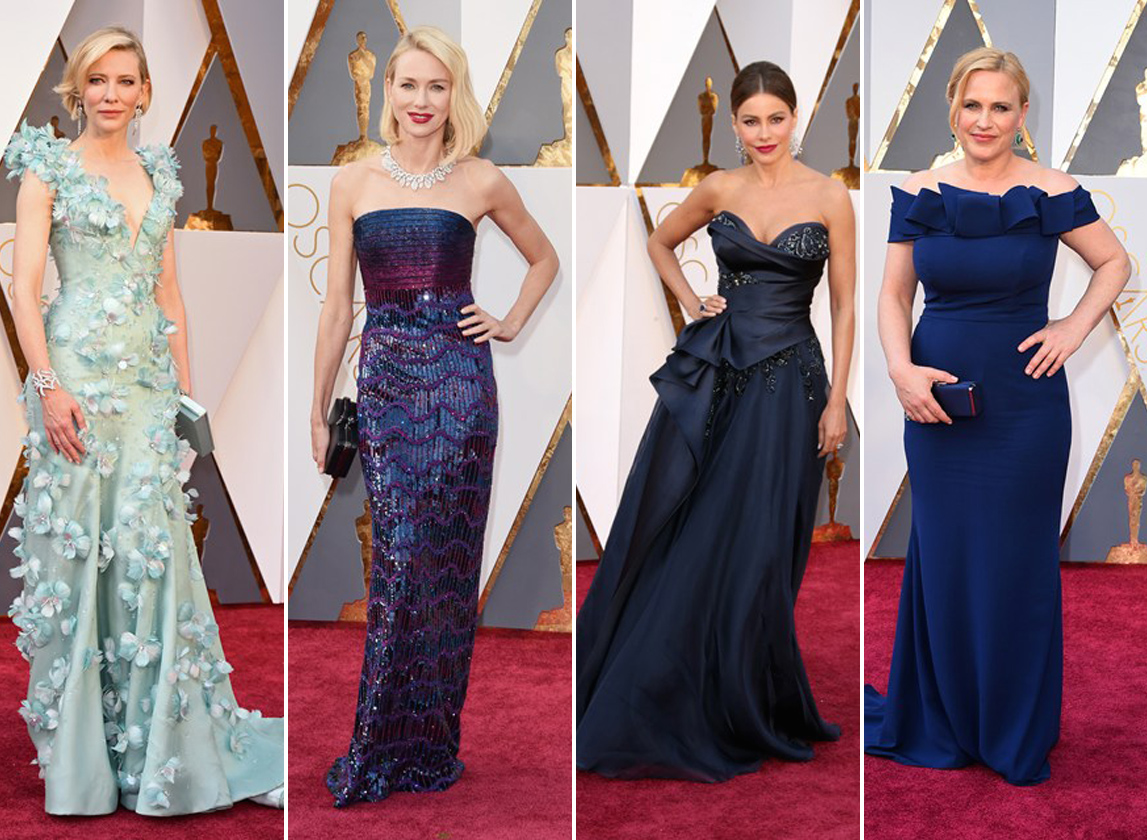 Oscars Fashion - Blue