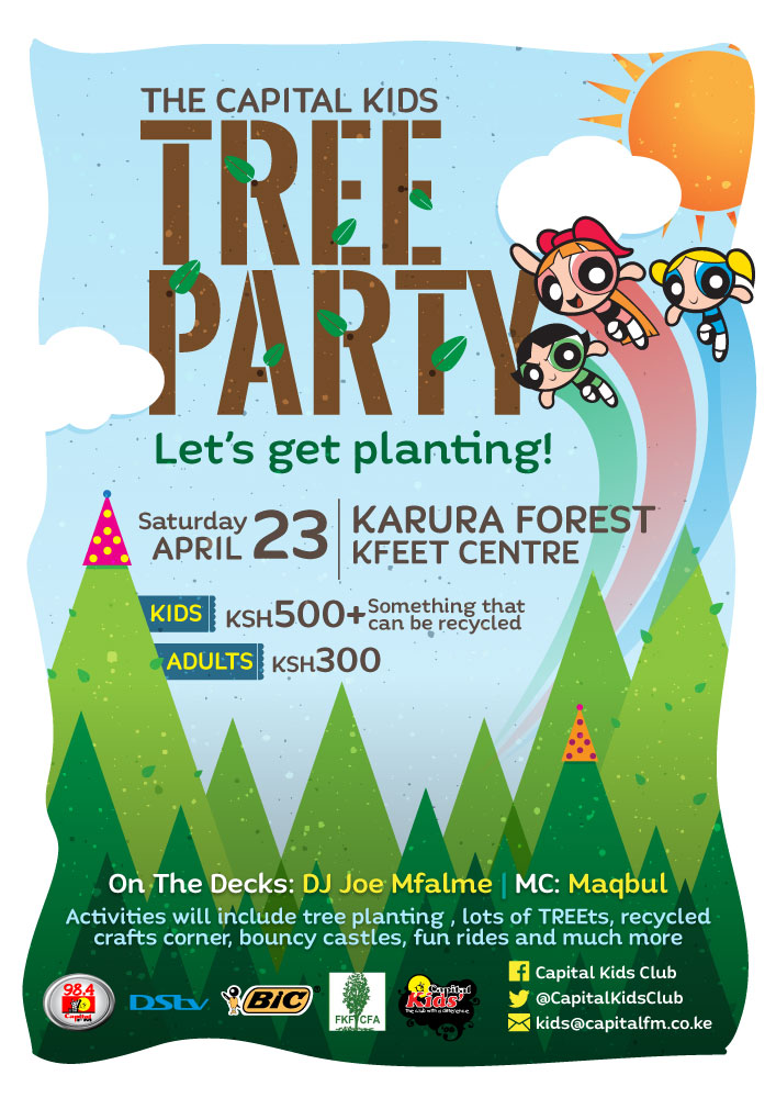 Tree planting Party poster