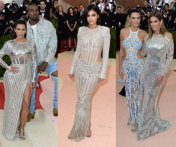 Kim Kardashian West, Kanye West, Kylie Jenner, Kendall Jenner, Cindy Crawford