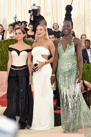 Emma Watson, Margot Robbie, Lupita Nyong'o