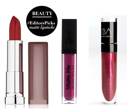 Editors Pick - Matte Lipsticks
