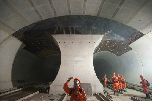 Worlds longest train tunnel