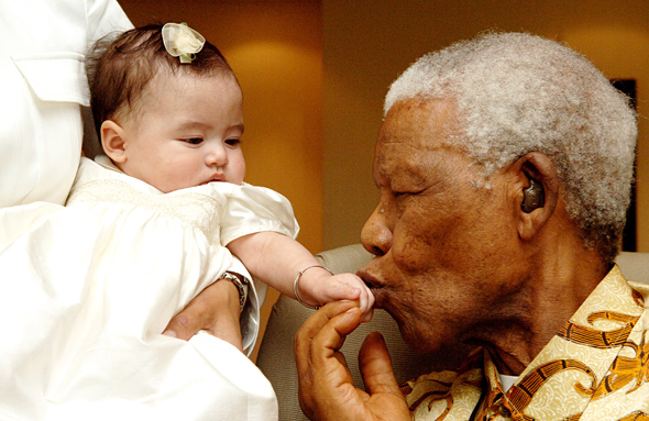 Helena Zakade Inzerillo Meets Mandela 2007