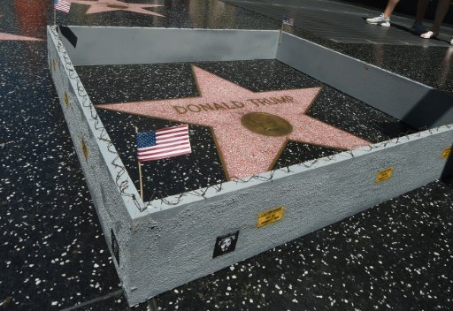 Donald Trump Hollywood star