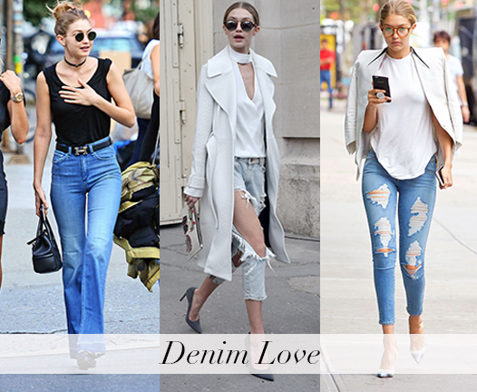 Style Inspiration - Gigi Hadid - Denim Love