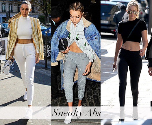 Style Inspiration - Gigi Hadid - Sneaky Abs