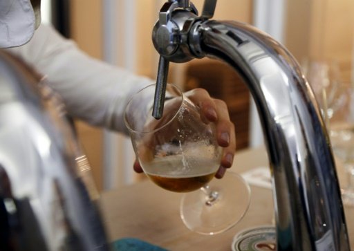 beer drinking
