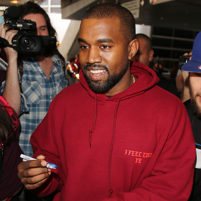 Kanye West arrives back in Los Angeles after his trip to Paris