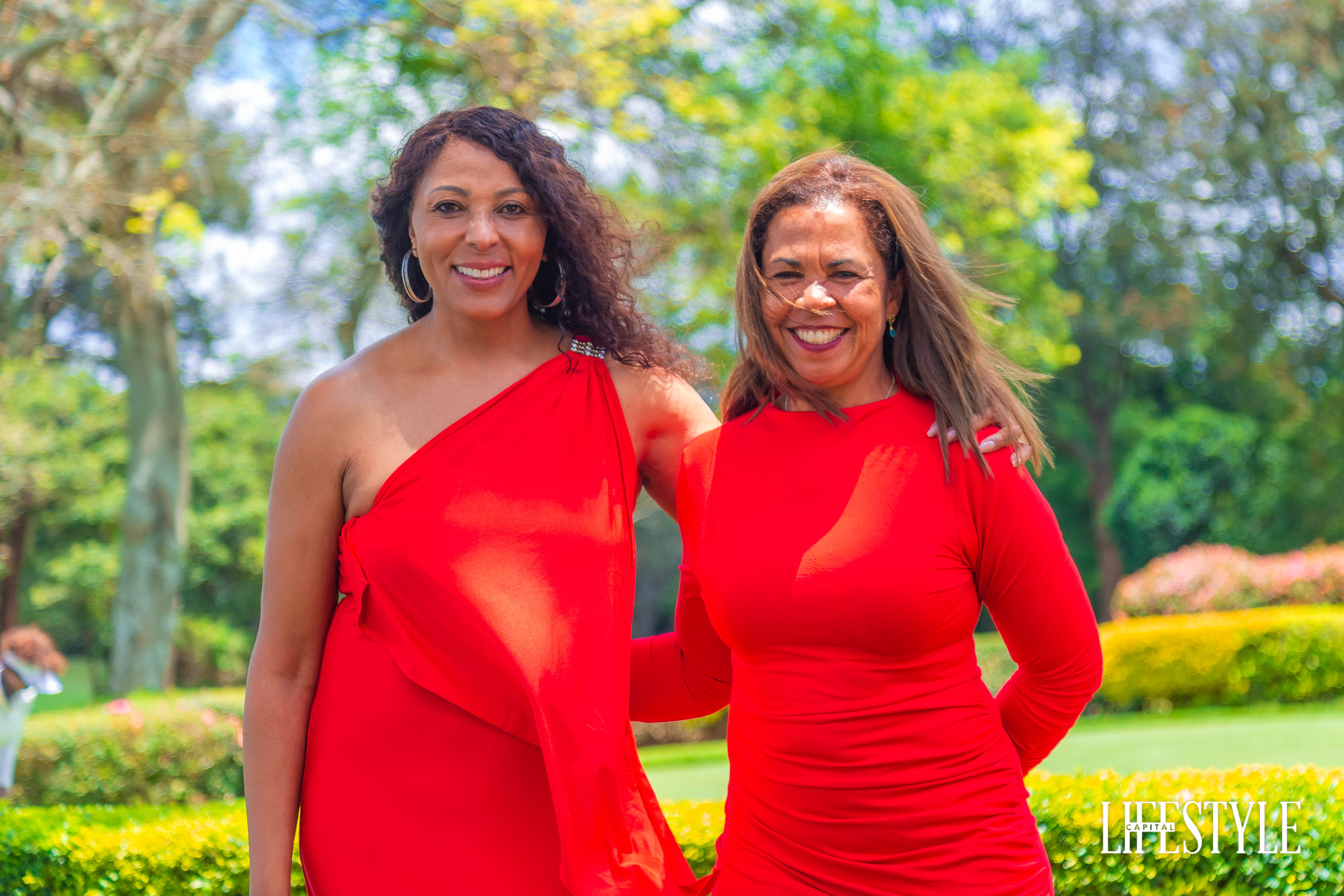 Ladies in Red. Radiant Nancy Millar Tournament and Prize Giving Ceremony at Karen Country Club