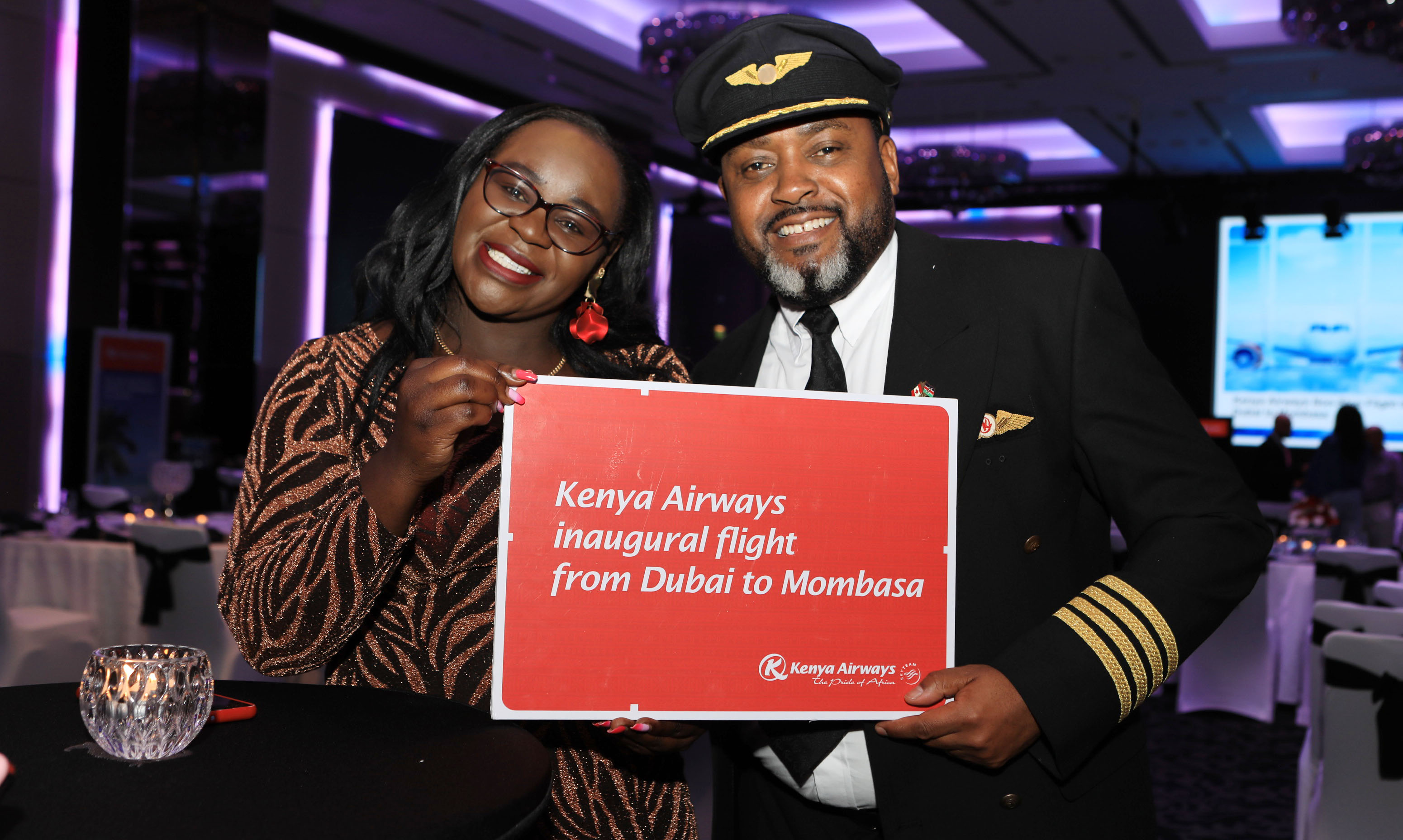 Kenya Airways toasts to a new route Dubai Mombasa Non Stop Flight