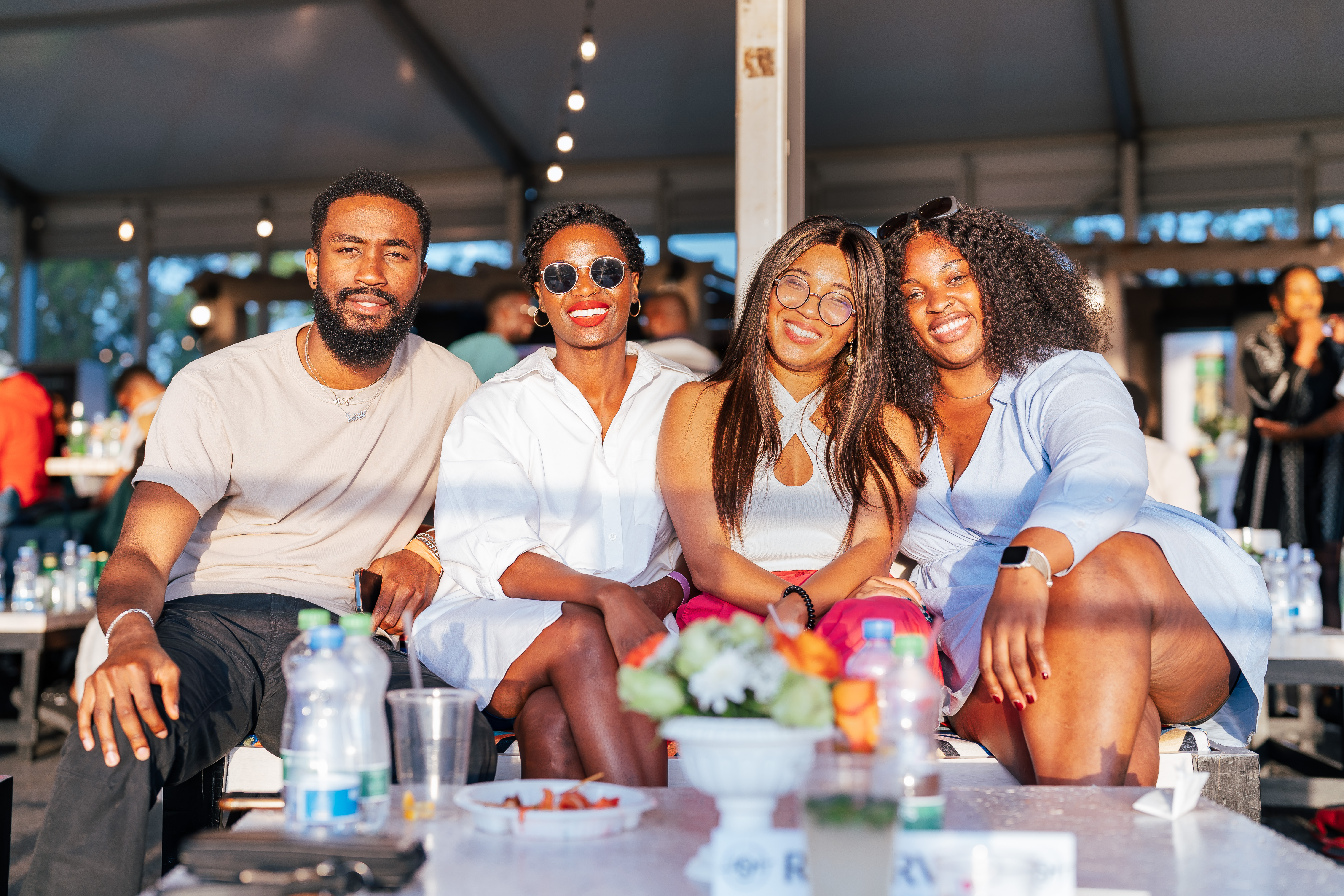 Ambassador Tegla Loroupe among sports fans at the Maria Bencivenga Polo Tournament Nairobi