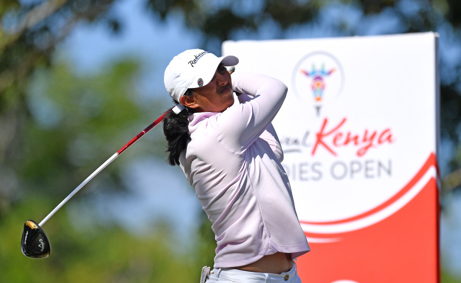 Two-time Olympian Aditi Ashok takes command of 2023 Magical Kenya Ladies Open on Day One