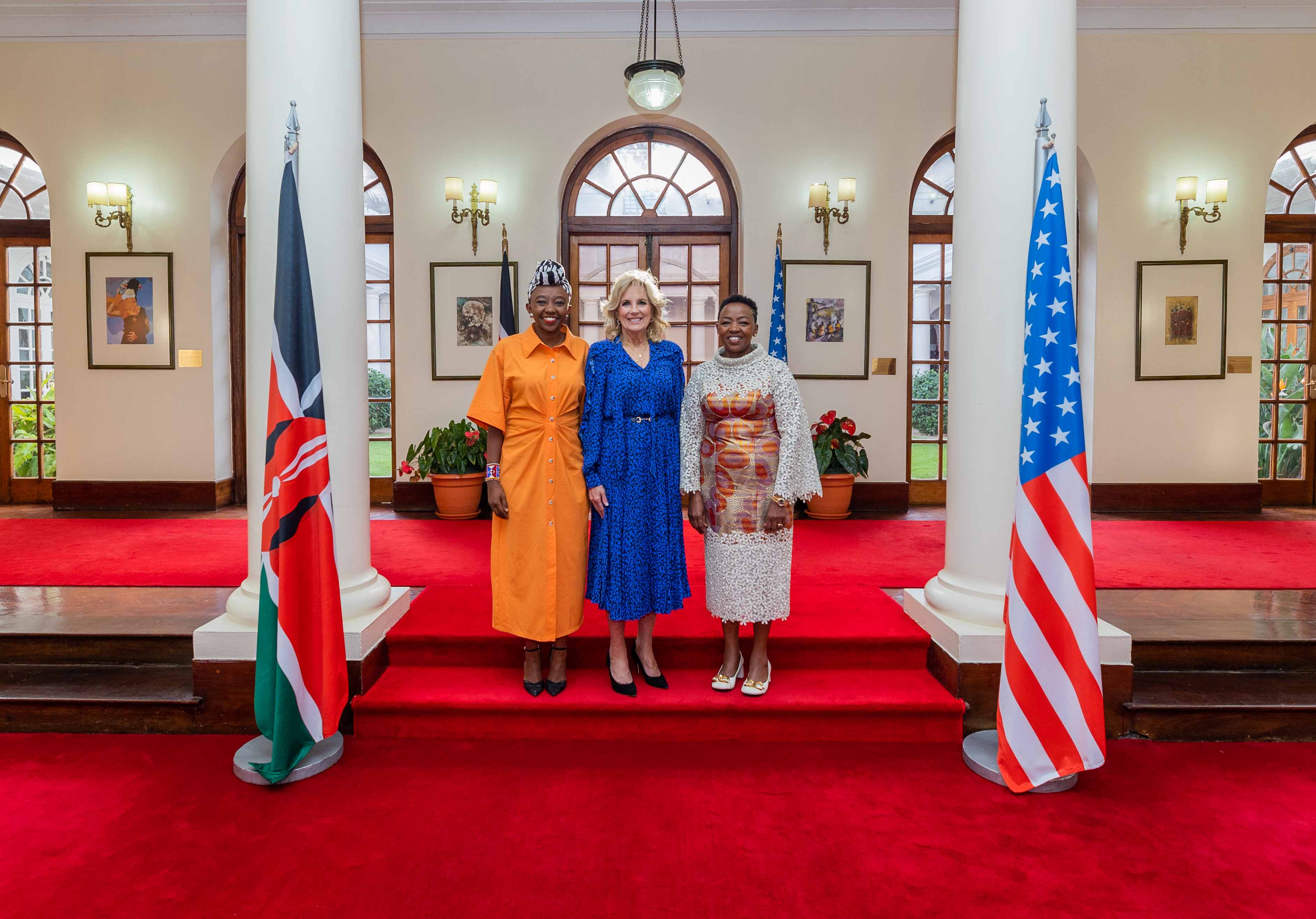 US First Lady Jill Biden in Nairobi, Kenya : Photos