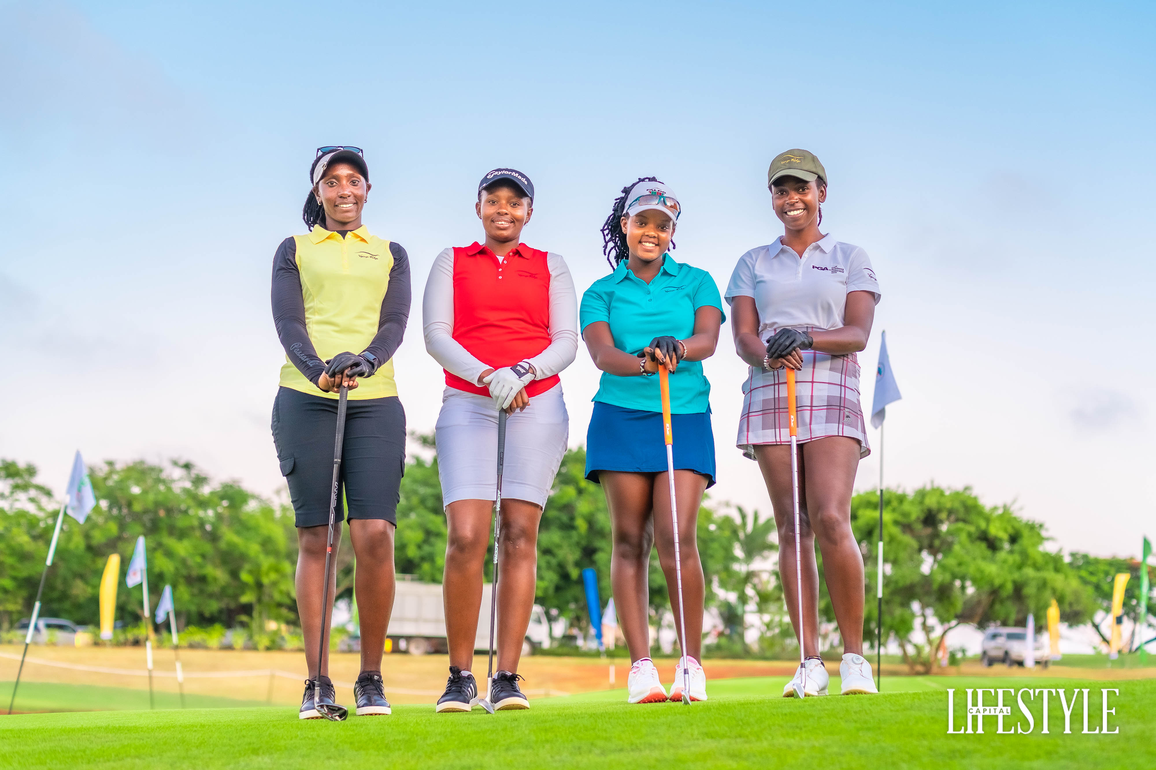 <strong>Team Kenya: Four Kenyan Golfers competing in the 2023 MAGICAL KENYA LADIES OPEN </strong>