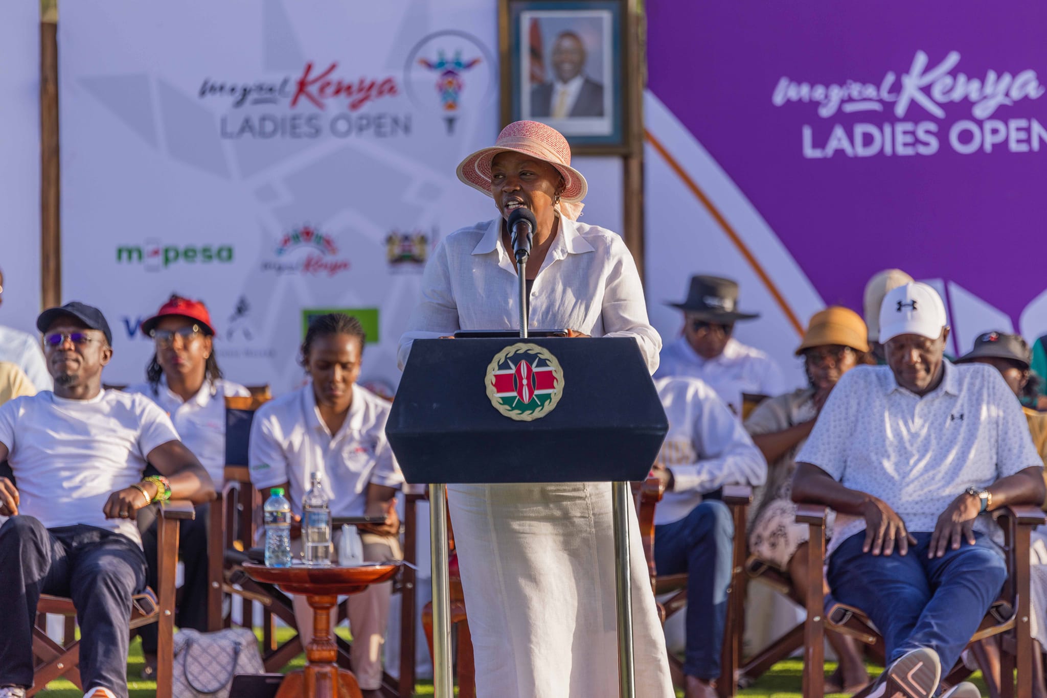 <strong>First Lady Rachel Ruto applauds young Kenyan Lady Golfers at MKLO 2023, “you have made us proud”</strong>
