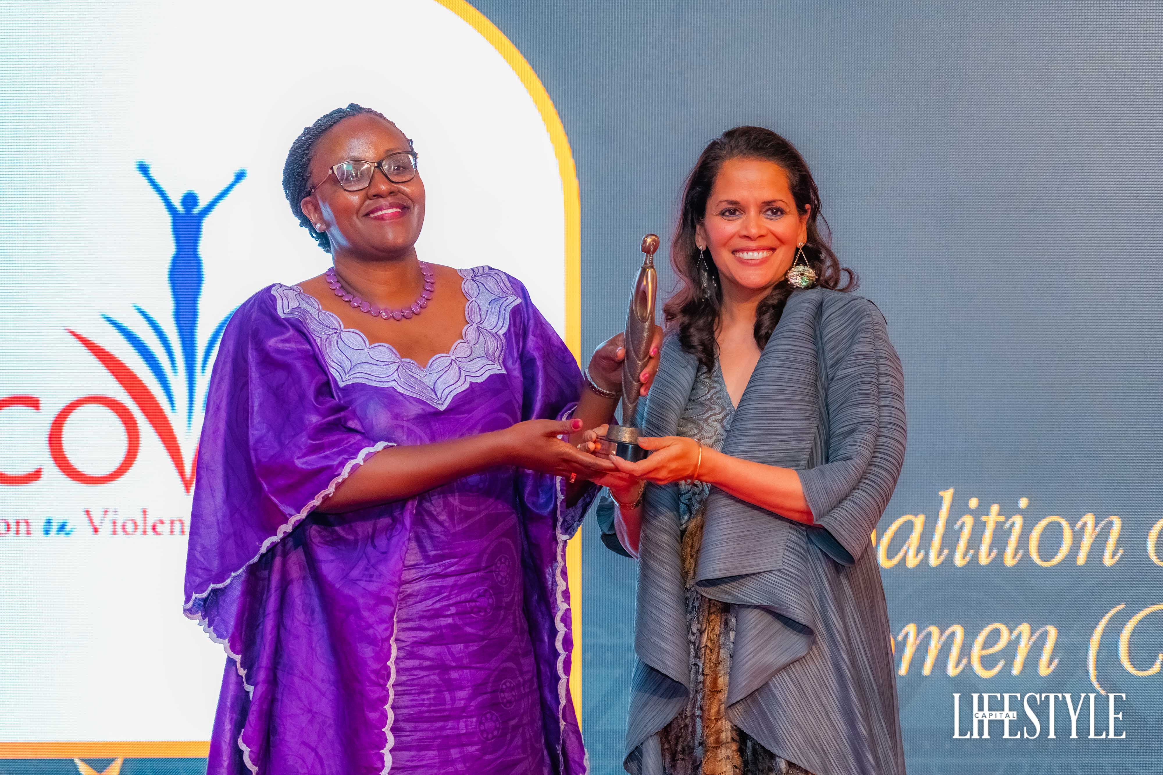 [PHOTOS] Women delegates celebrate & dance at the 20 for 20 Solidarity awards gala and dinner, Nairobi