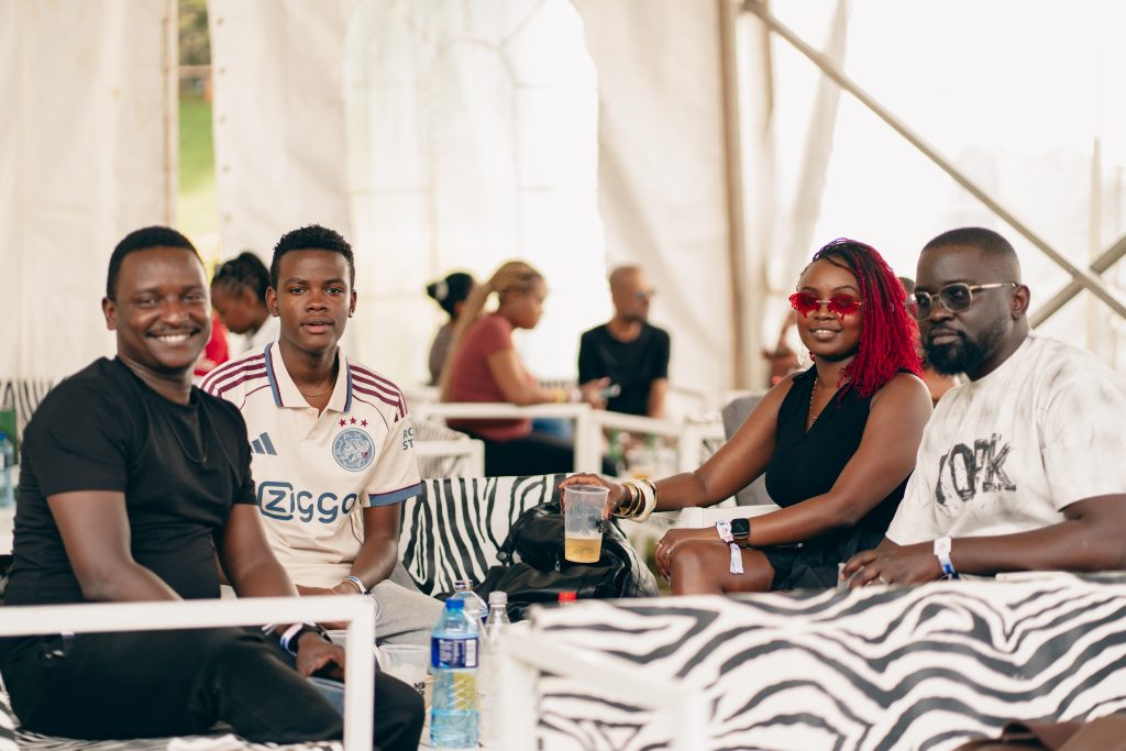 Millennial Cookout food and social crowd