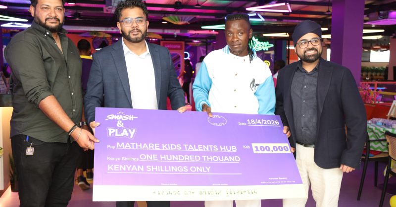 Smash & Play Rhapta Donates Ksh 100,000 To Support Mathare Kids Talent Hub