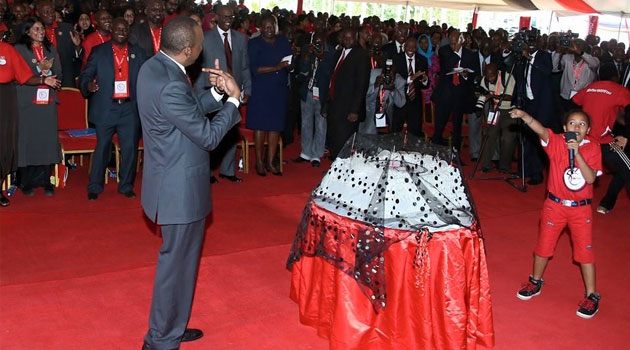The President who was speaking during the Kenya Red Cross Society's 50th Anniversary and World Red Cross Day at Kenyatta International Convention Centre/PSCU