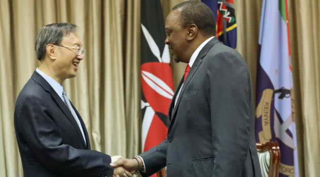 Trade, infrastructure top agenda as Uhuru meets special envoy from China