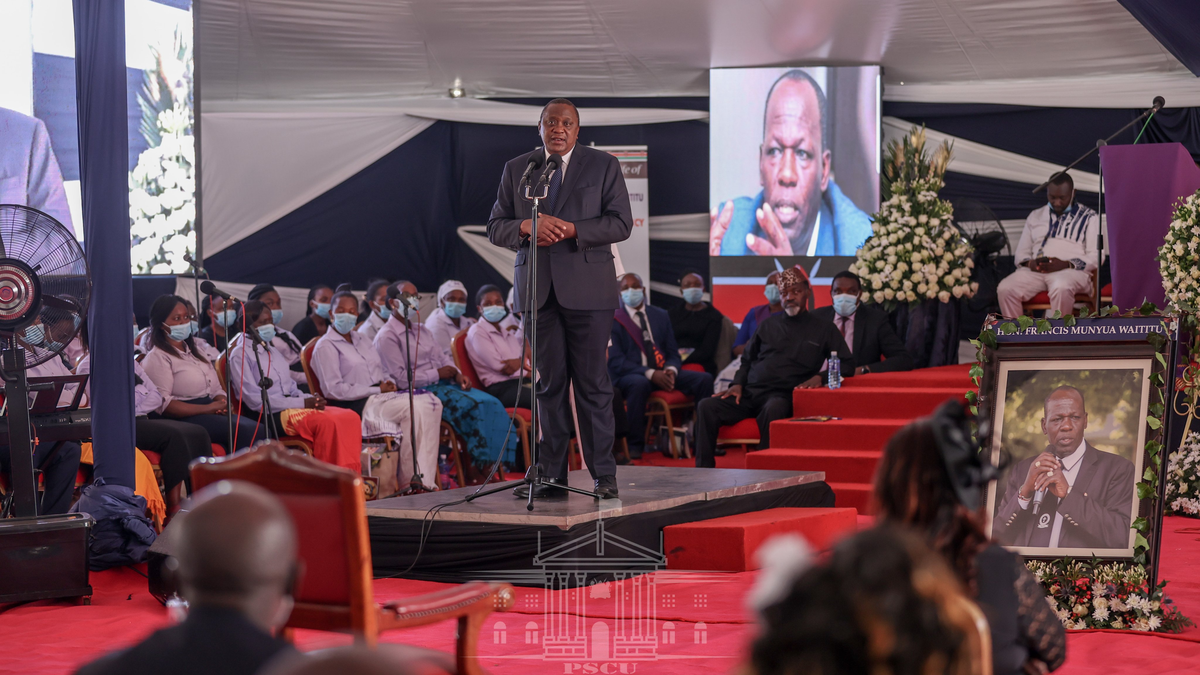 Glowing tributes as Juja MP Munyua Waititu is buried