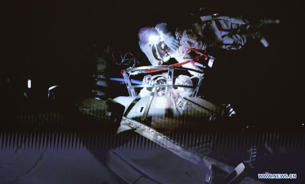 Chinese astronauts out of spacecraft for extravehicular activities