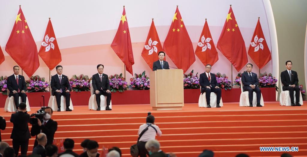 Hong Kong holds various events to mark CPC centenary, 24th return anniversary