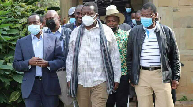Mudavadi, Kalonzo and Wetangula won’t attend Raila’s Azimio La Umoja convention