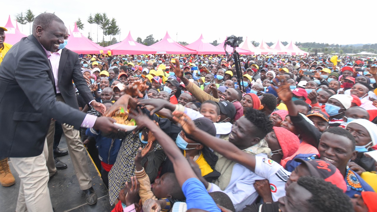 DP Ruto defends his bottom-up economic model after criticism from competitors