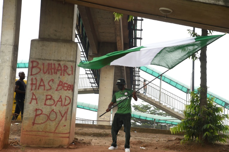 Nigerian youths protest a year after bloody crackdown