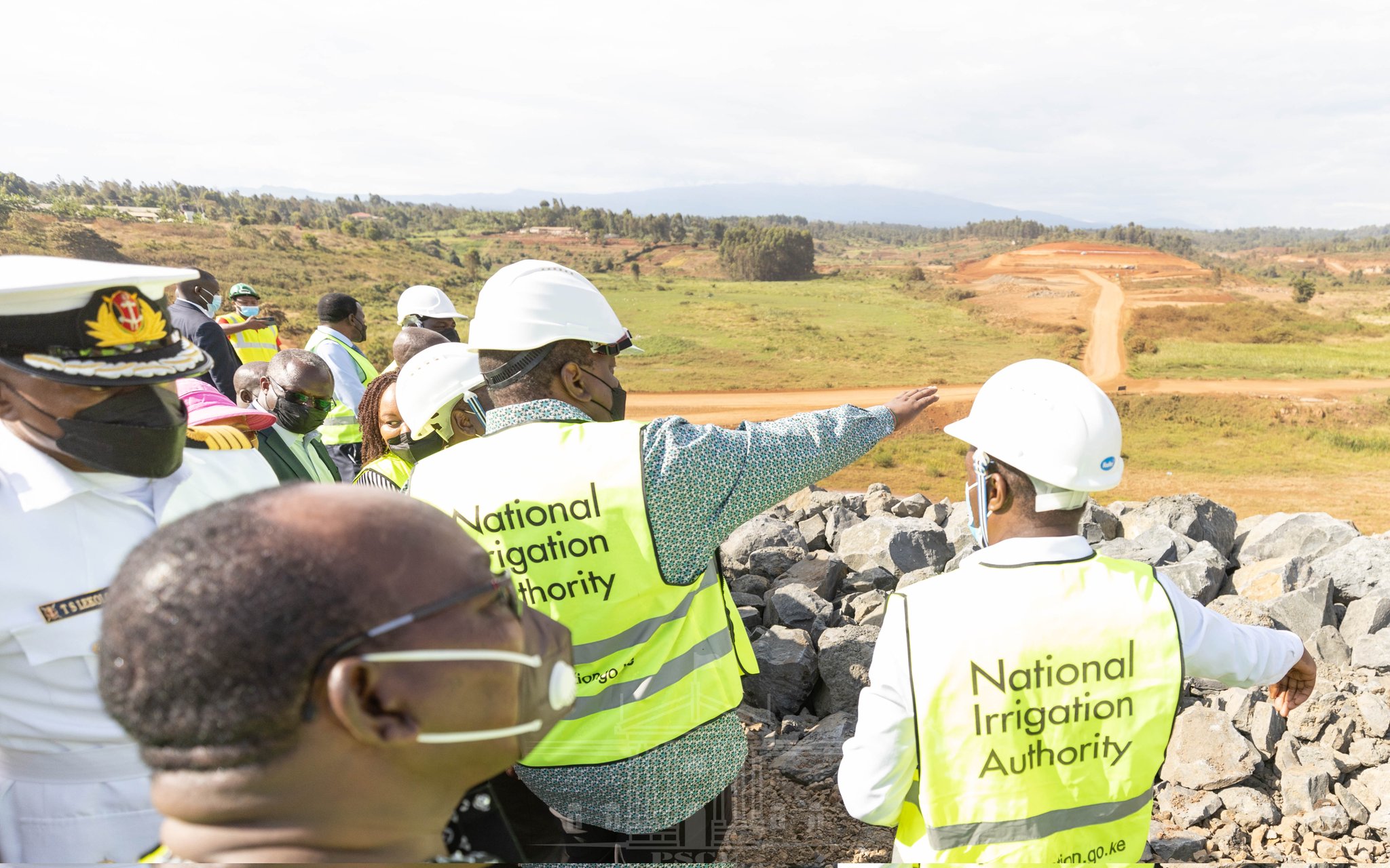 President Kenyatta tours multi-billion irrigation projects in Kirinyaga County