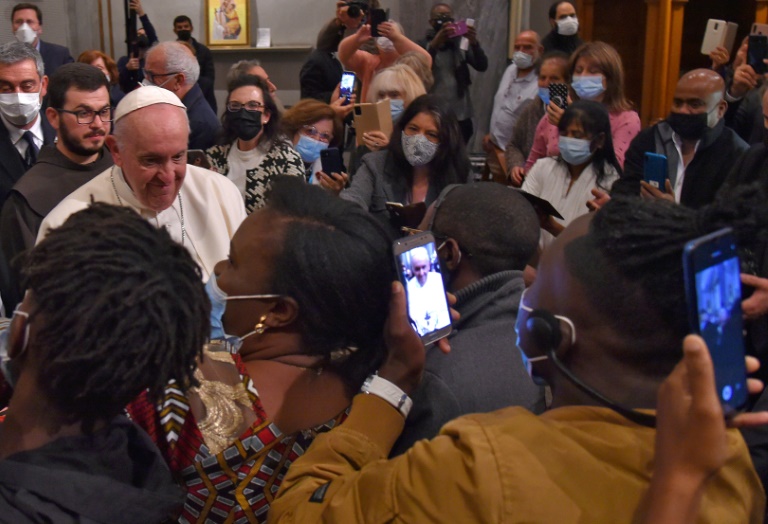 Pope condemns ‘slavery’ and ‘torture’ in migrant camps