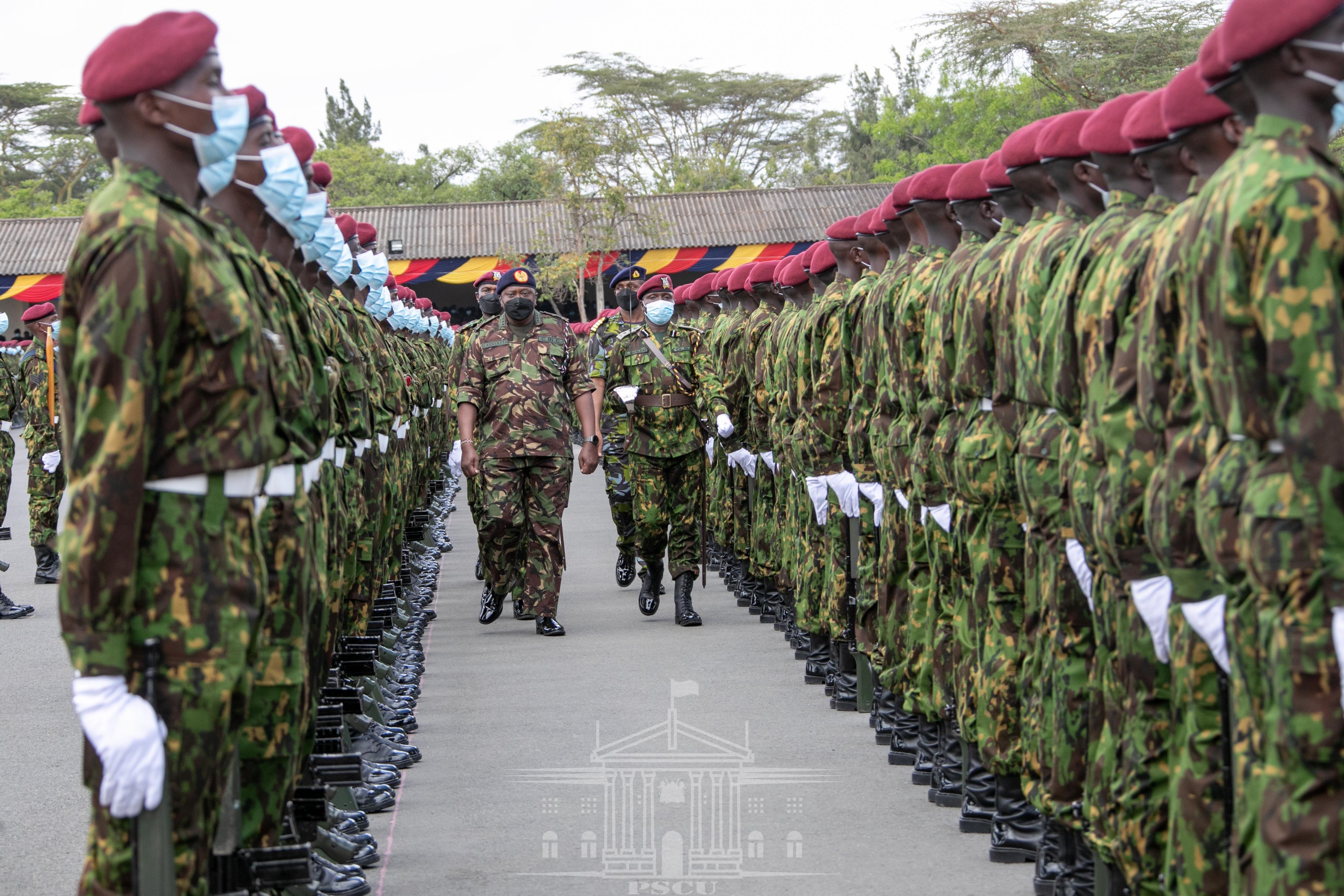 Uhuru releases new GSU officers after 9-month training